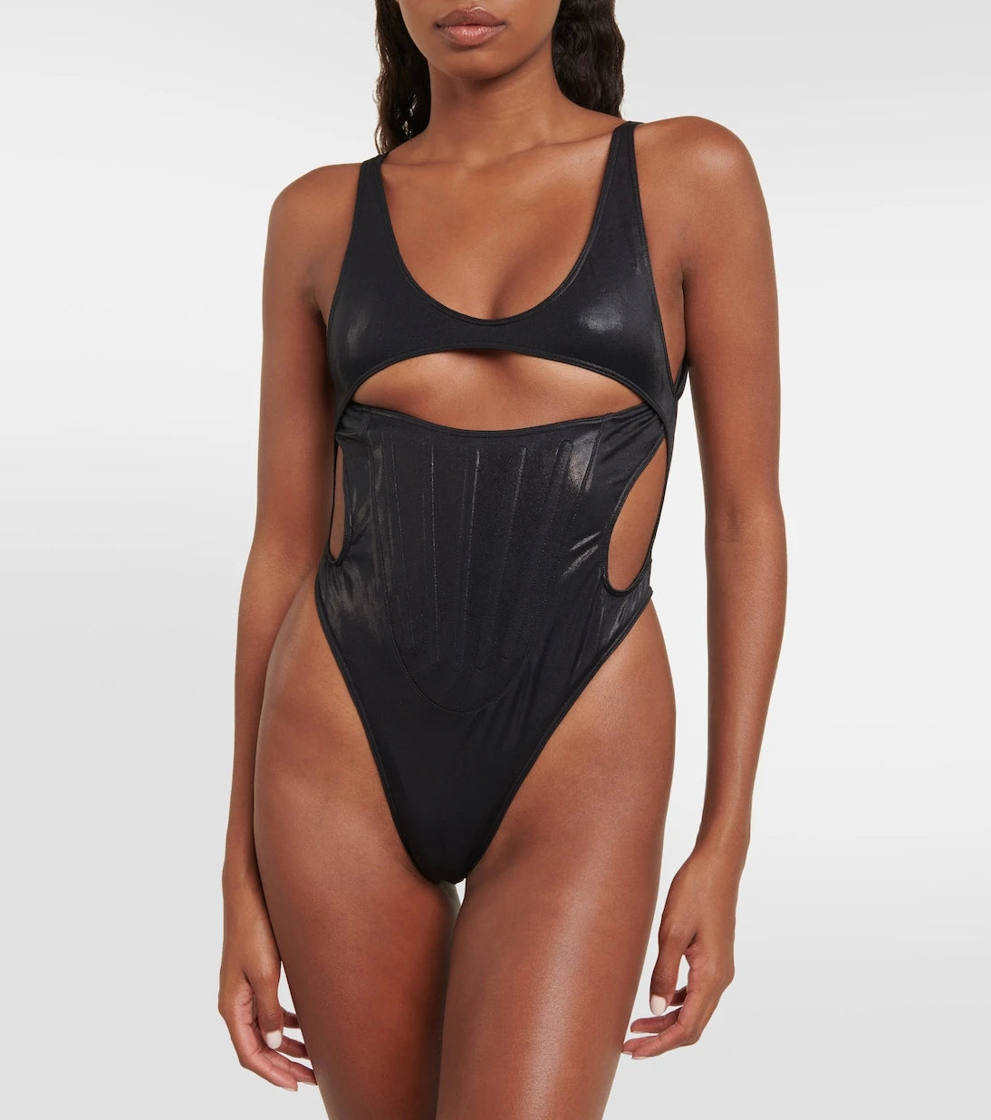 Mugler - Cutout swimsuit