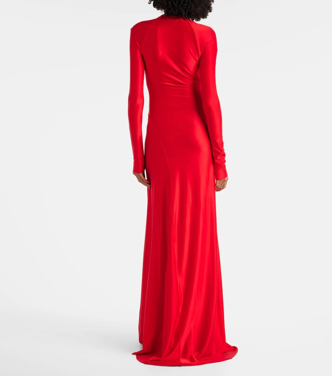 Victoria Beckham - Gathered jersey maxi dress