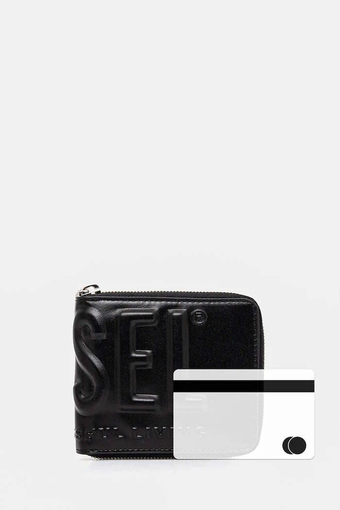 Diesel DSL 3D BI-FOLD COIN ZIP XS Cüzdan