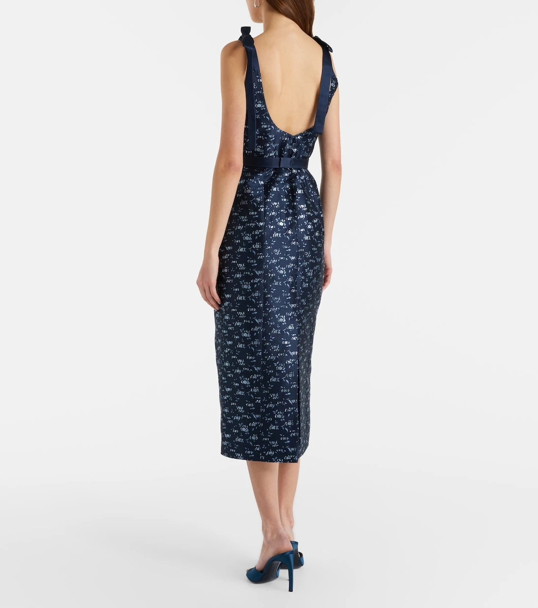 Markarian - Acacia floral brocade corset dress