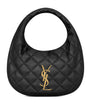 Black Icarino Quilted Top-Handle Bag