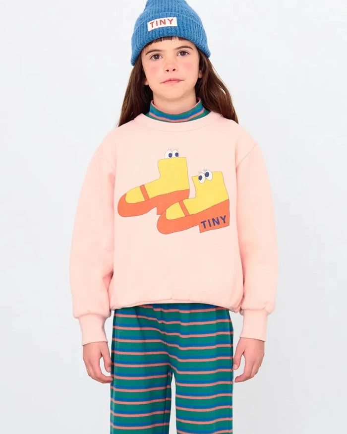 Детски памучен суичър Tinycottons WALK GRAPHIC SWEATSHIRT