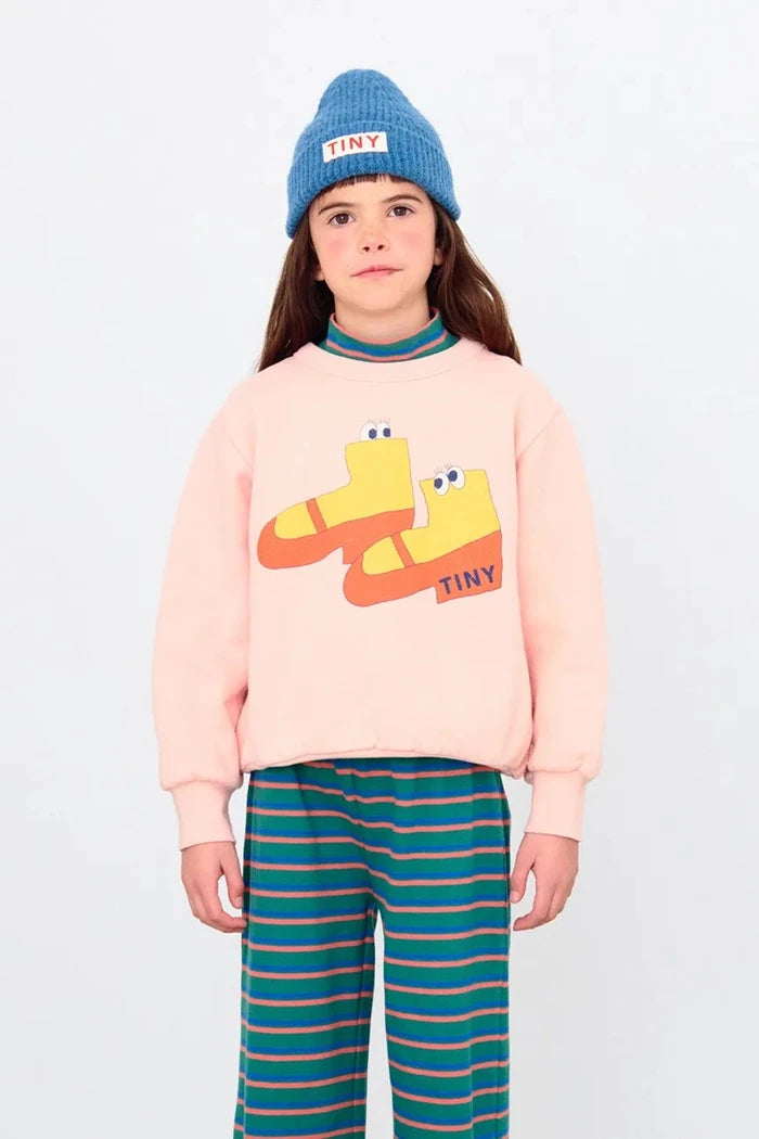 Детски памучен суичър Tinycottons WALK GRAPHIC SWEATSHIRT