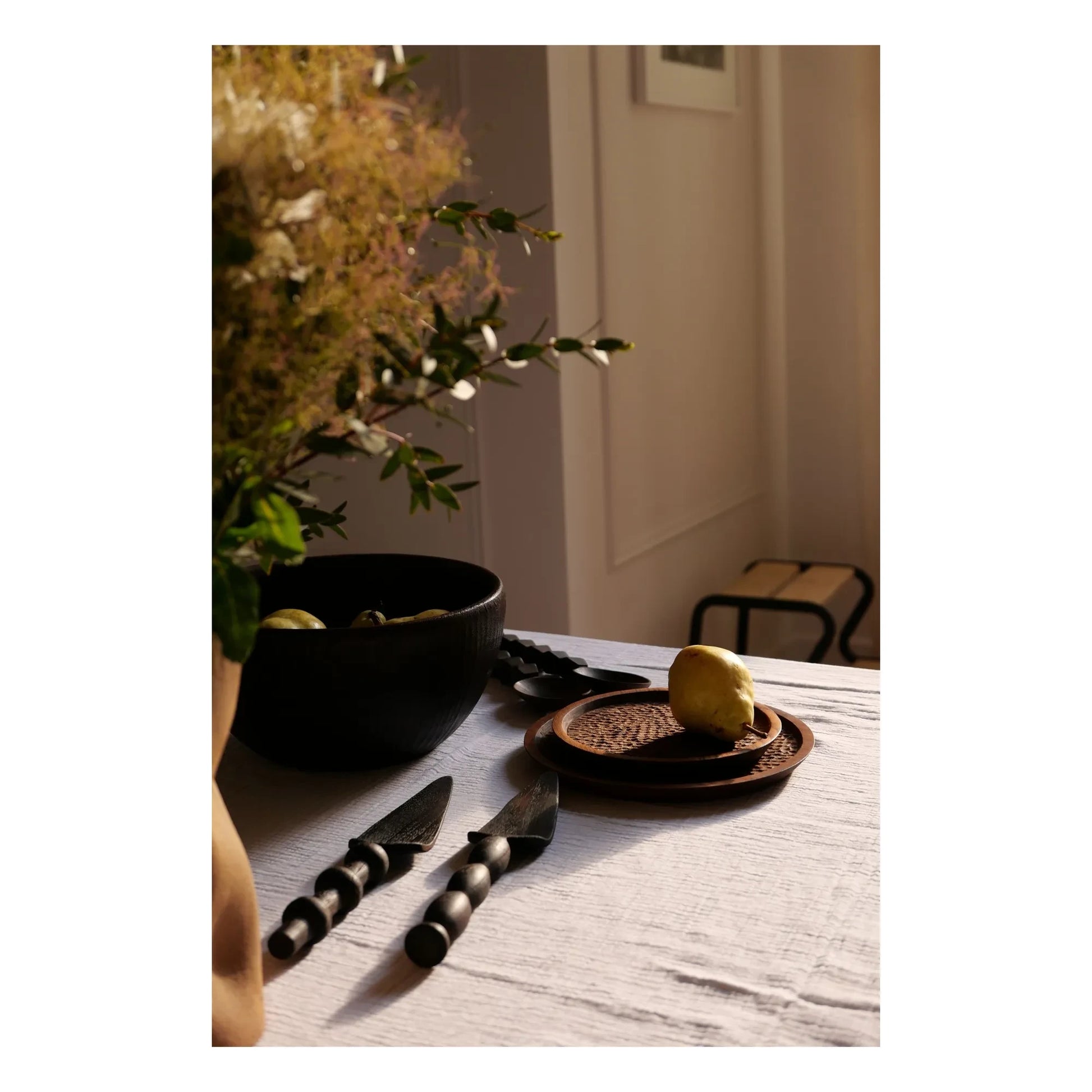 Woodmata - Teak wood pie server | Teak