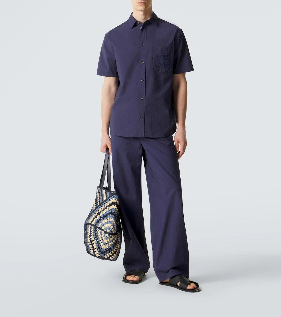 Loewe - Paula's Ibiza Anagram cotton-blend shirt