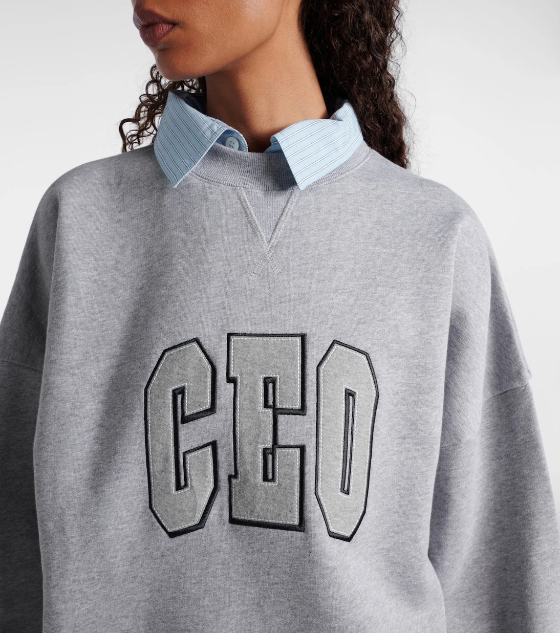 Balenciaga - CEO Team cotton fleece sweatshirt