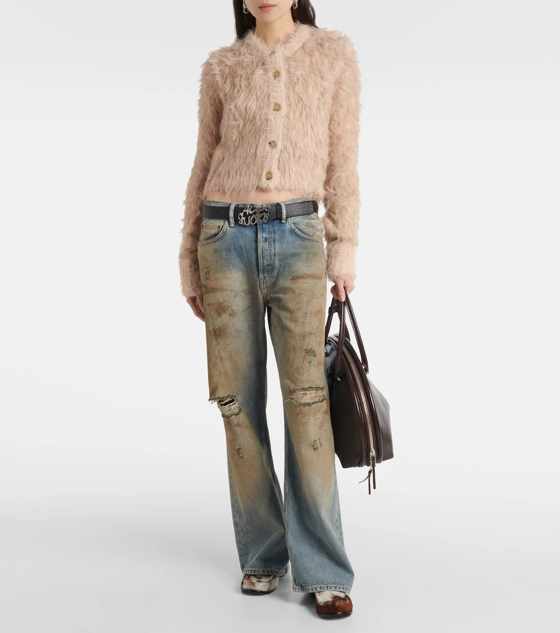 Acne Studios - سترة صوفية صناعية