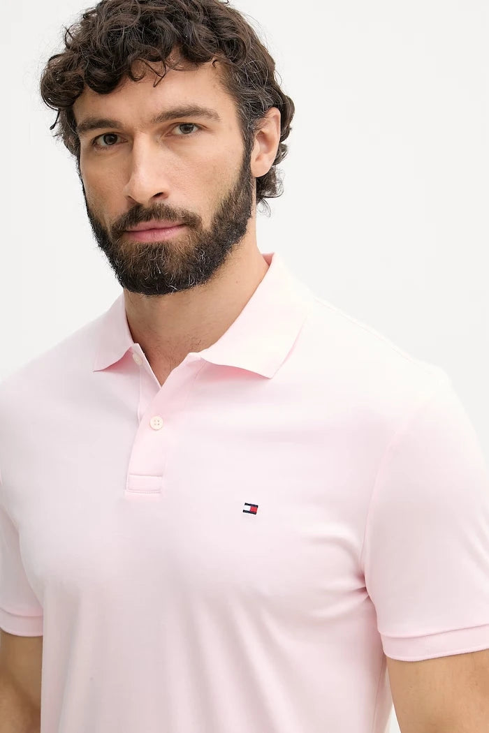 Tommy Hilfiger yakalı erkek pamuklu tişört