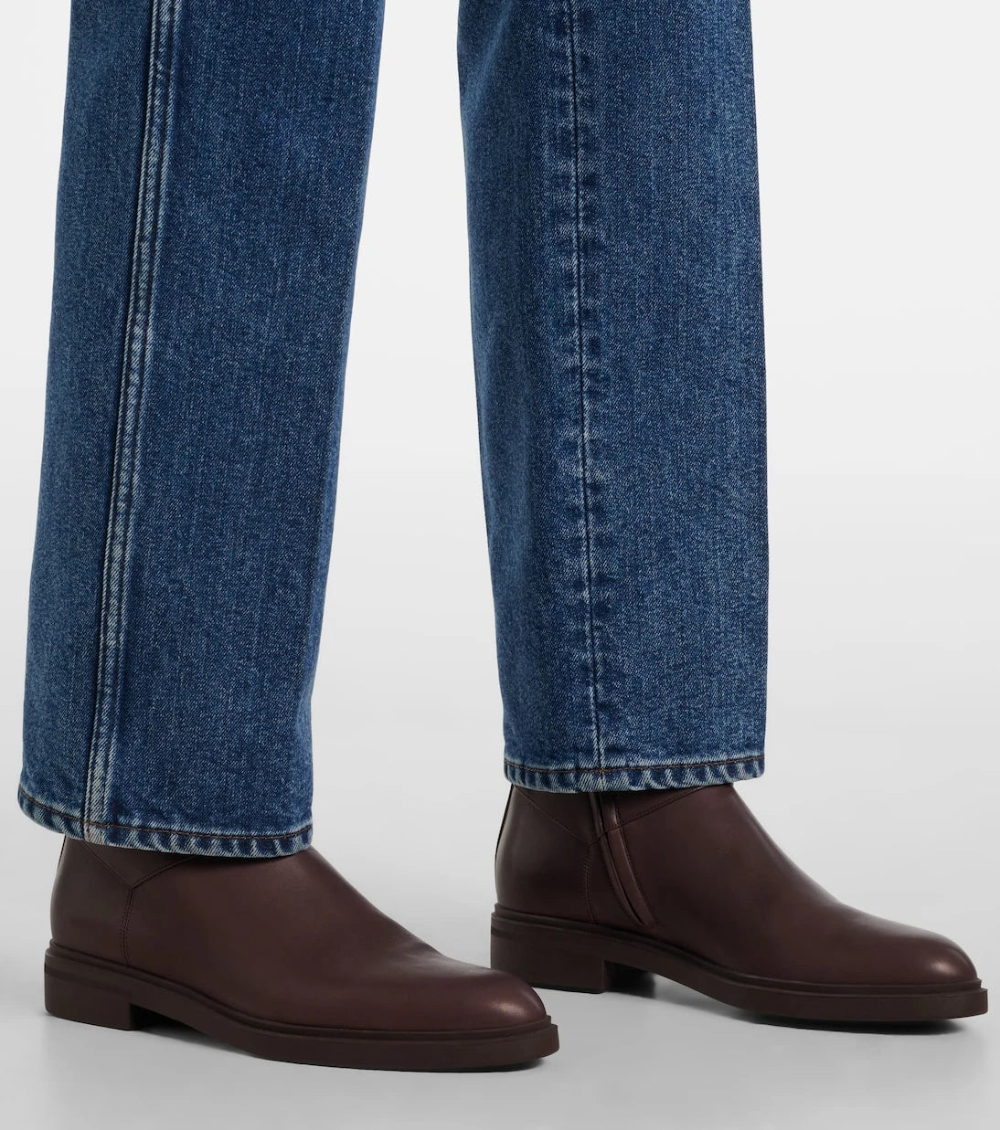 Loro Piana - Brooke mid-rise cropped straight jeans