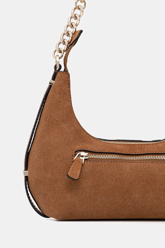 Велурена чанта Guess ERENIA
