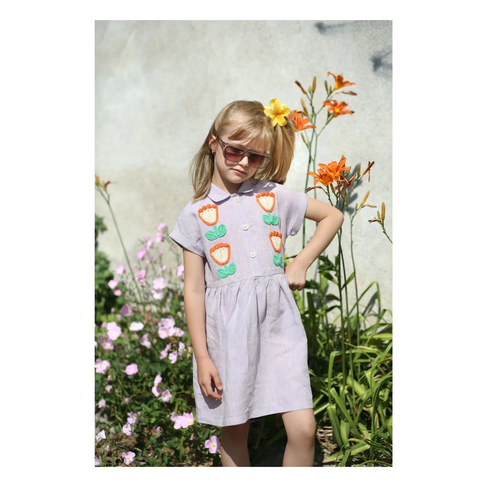 Kalinka - Mila Linen dress | Mauve