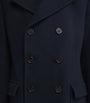 Polo Ralph Lauren Navy Wool-Blend Polo Soft Tailored Peacoat