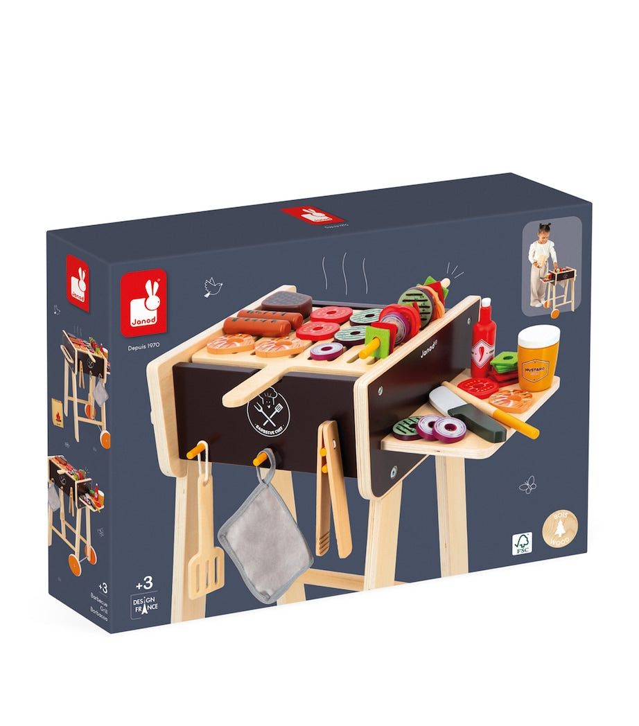 Wooden Barbeque Set