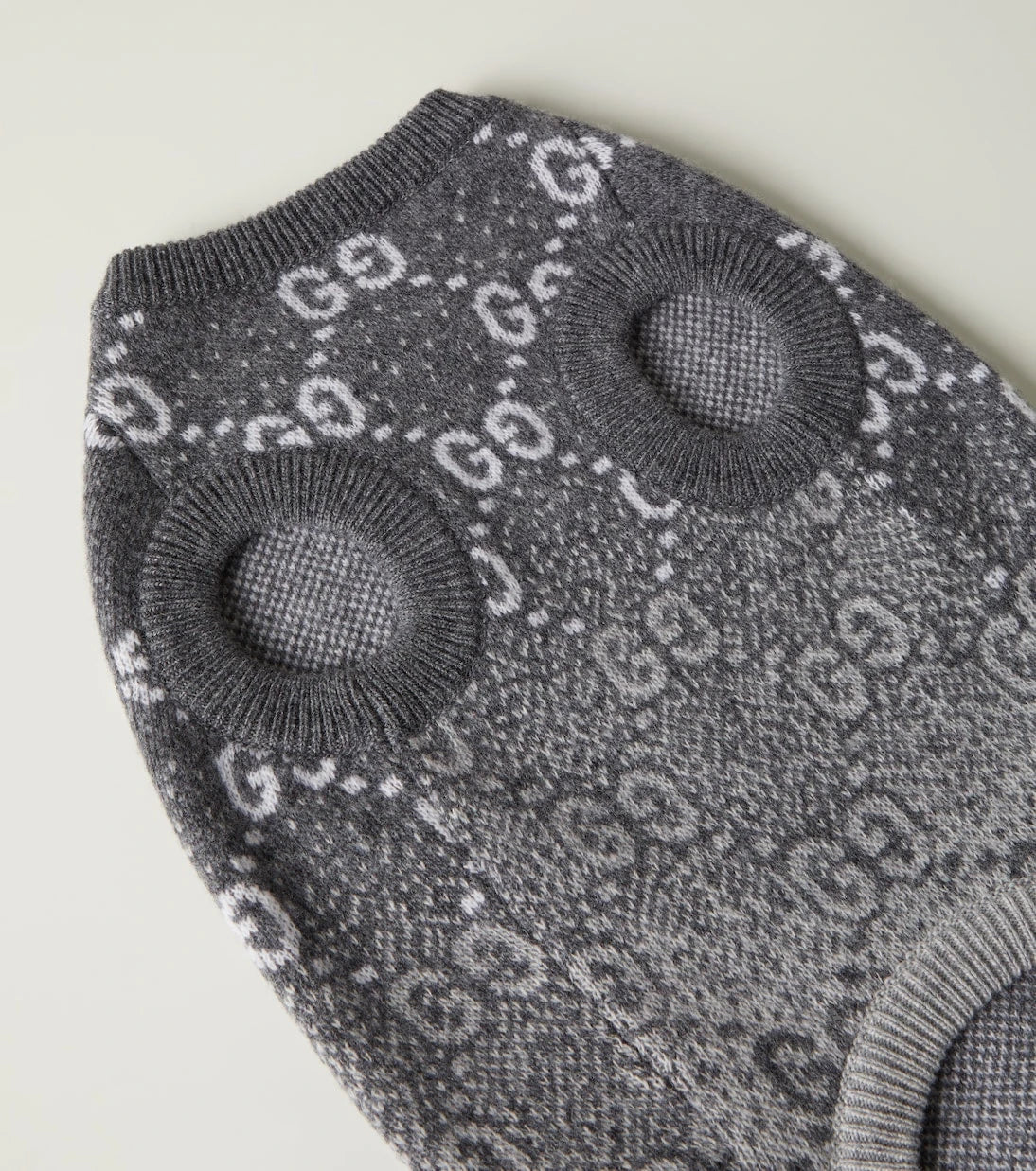 Gucci - Wool jacquard dog sweater