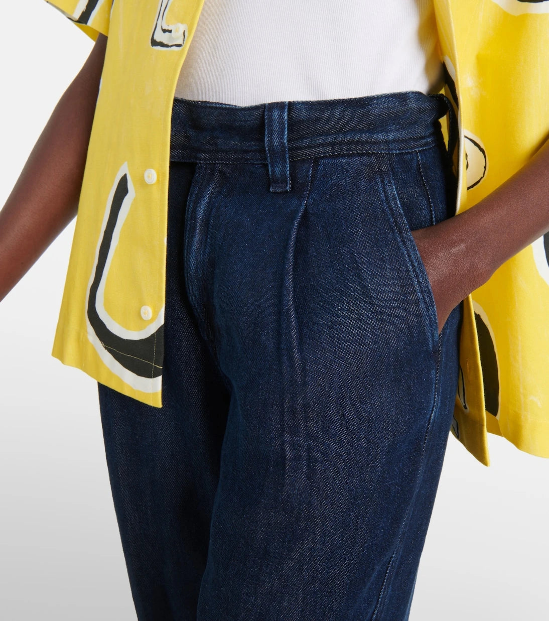 7 For All Mankind - High-rise wide-leg jeans