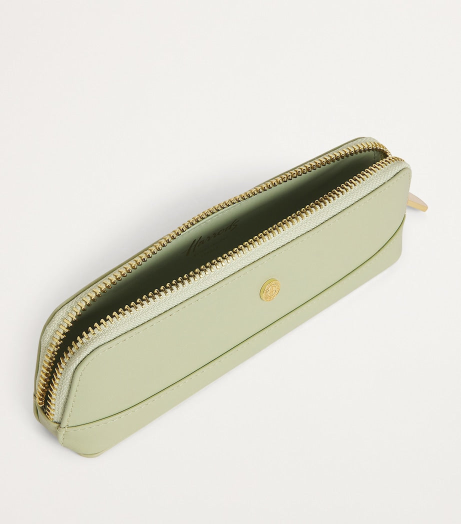 Slim Leather Pencil Case