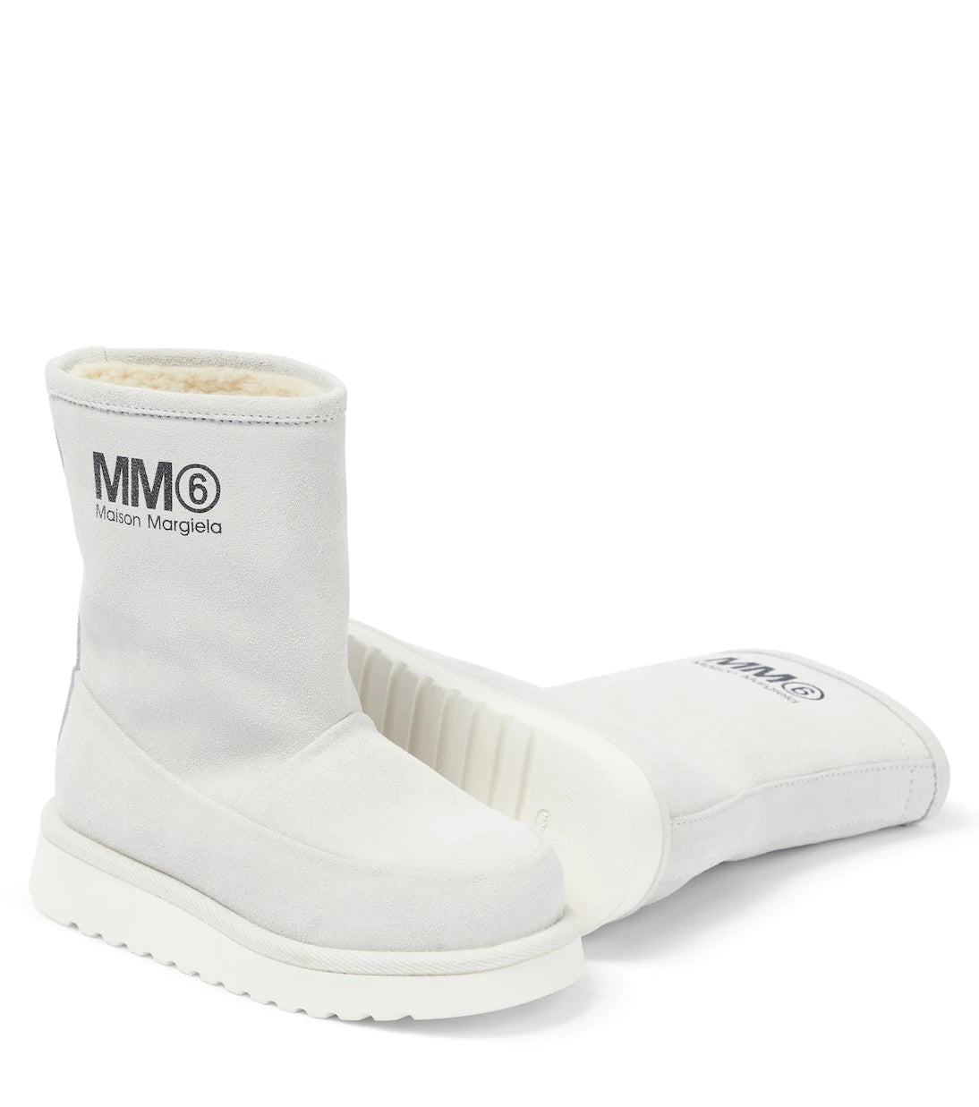 MM6 Maison Margiela Kids - Suede ankle boots