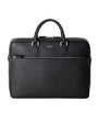 Slim Cachimere Leather Briefcase