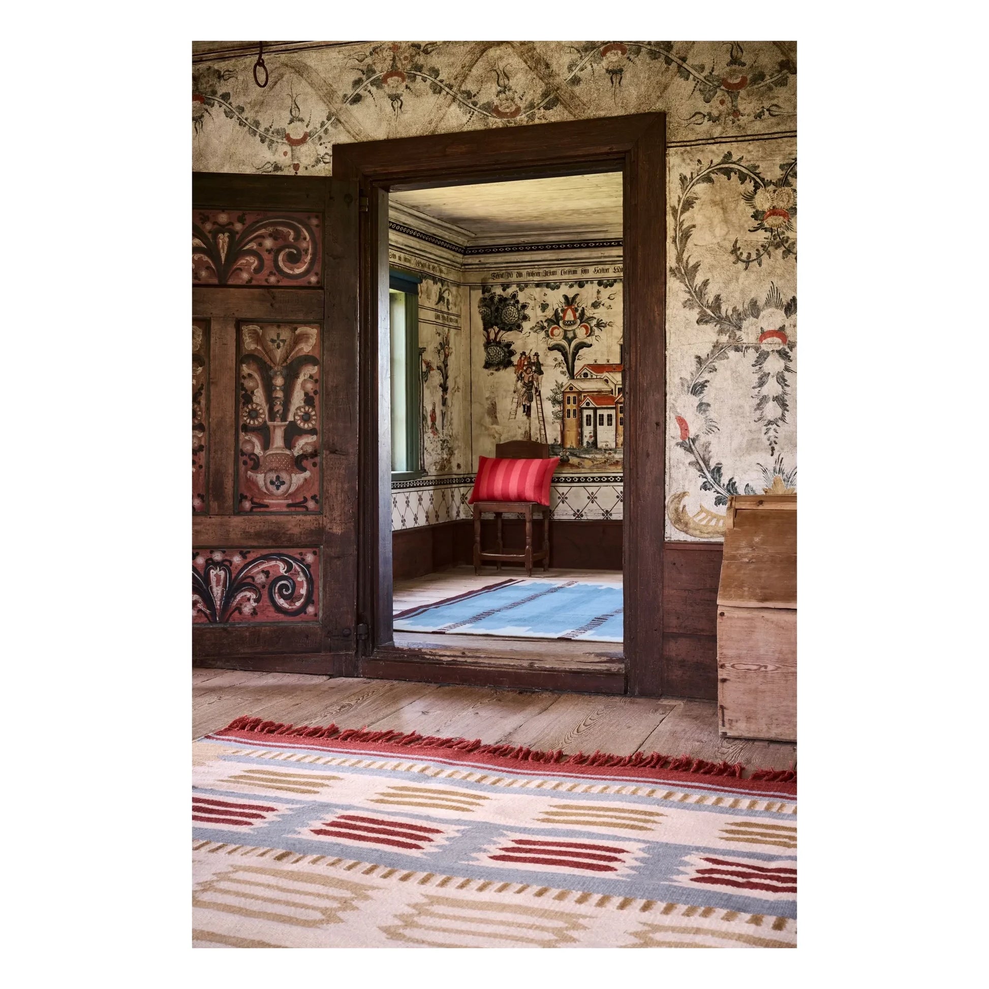 Layered - Röllakan Hilma wool rug | Dark Beige
