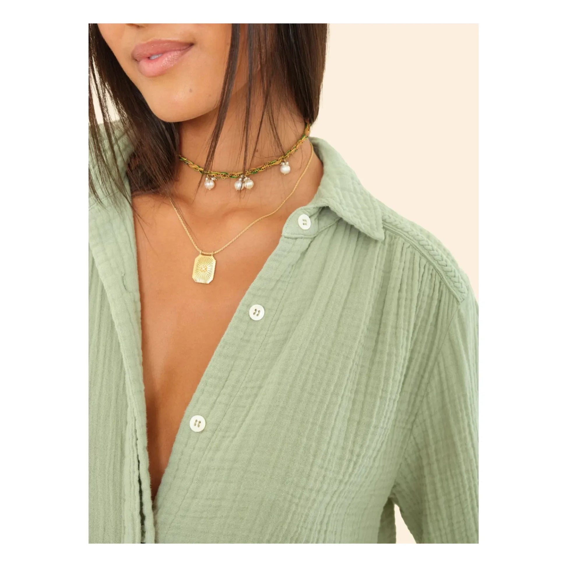Xirena - Julianne shirt | Green water