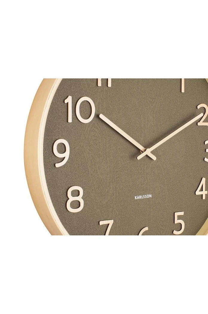 Karlsson Pure Wood Duvar Saati