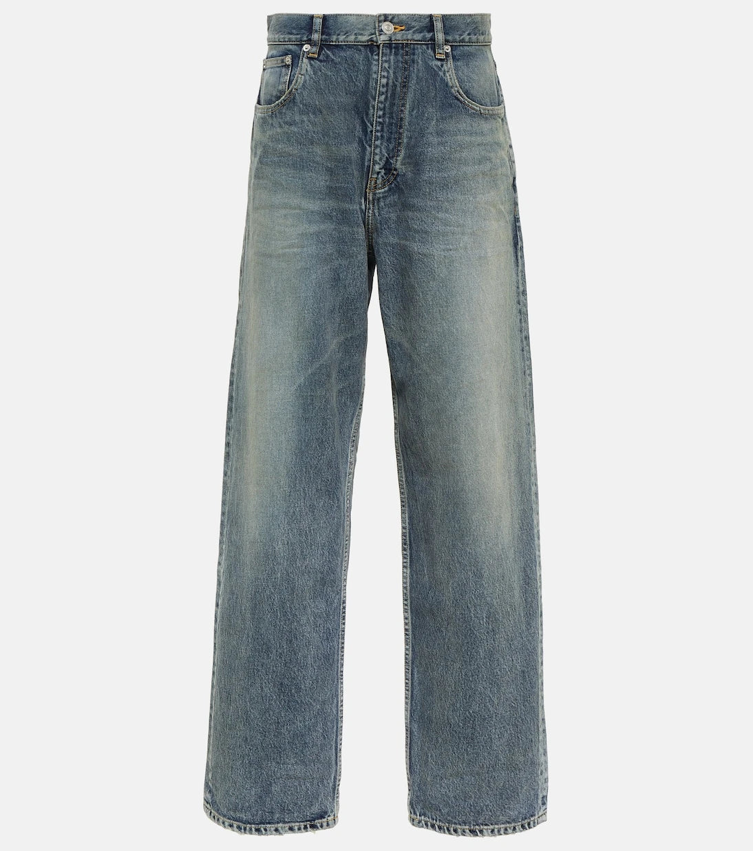 Balenciaga - Mid-rise wide-leg jeans