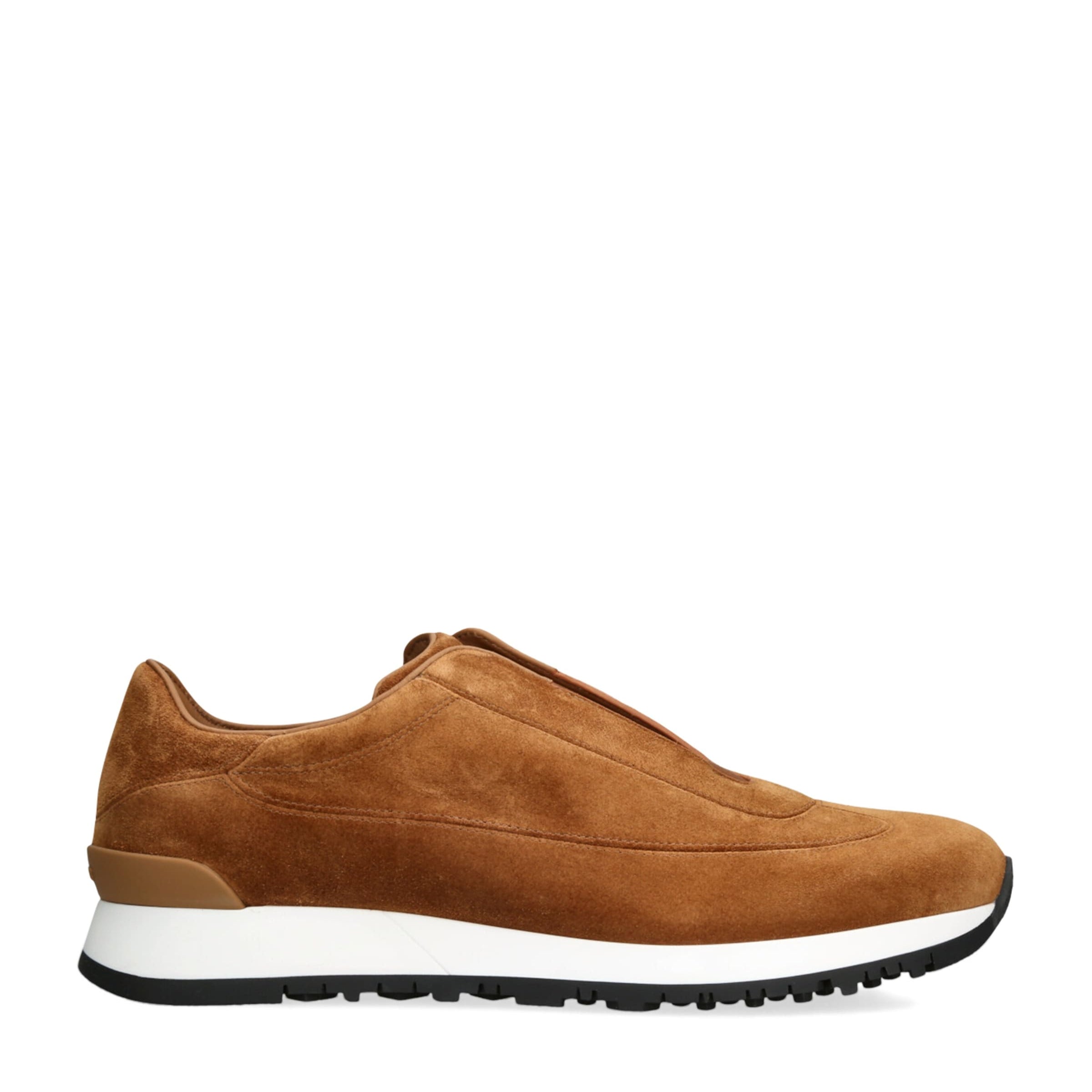 John Lobb Suede Lift Slip-On Sneakers