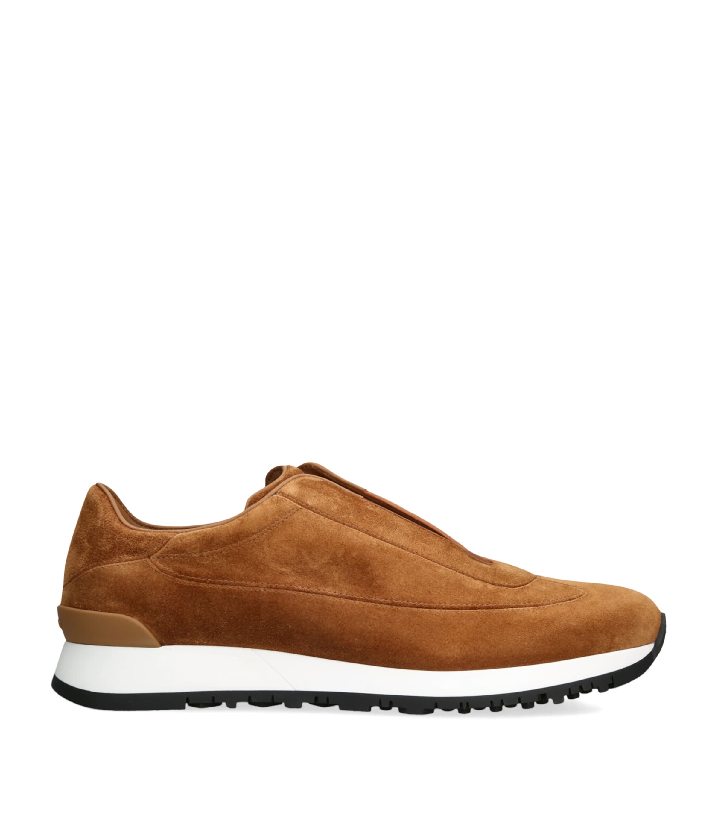 John Lobb Suede Lift Slip-On Sneakers