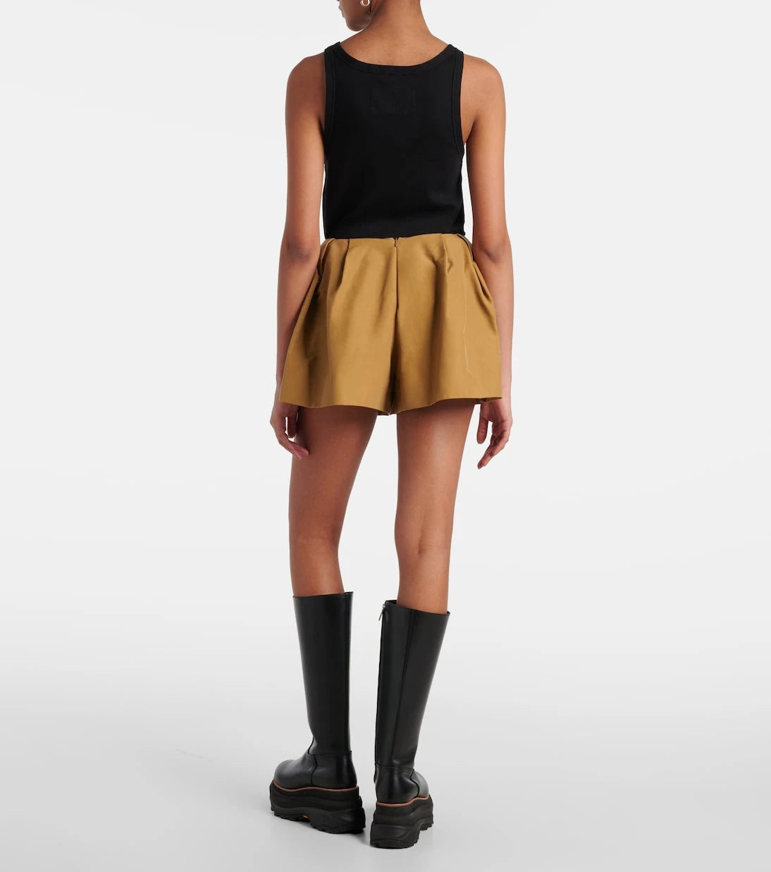 Sacai - Cotton-blend shorts