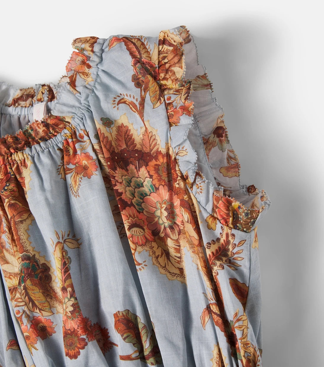 Zimmermann Kids - Aster floral ruffled cotton dress