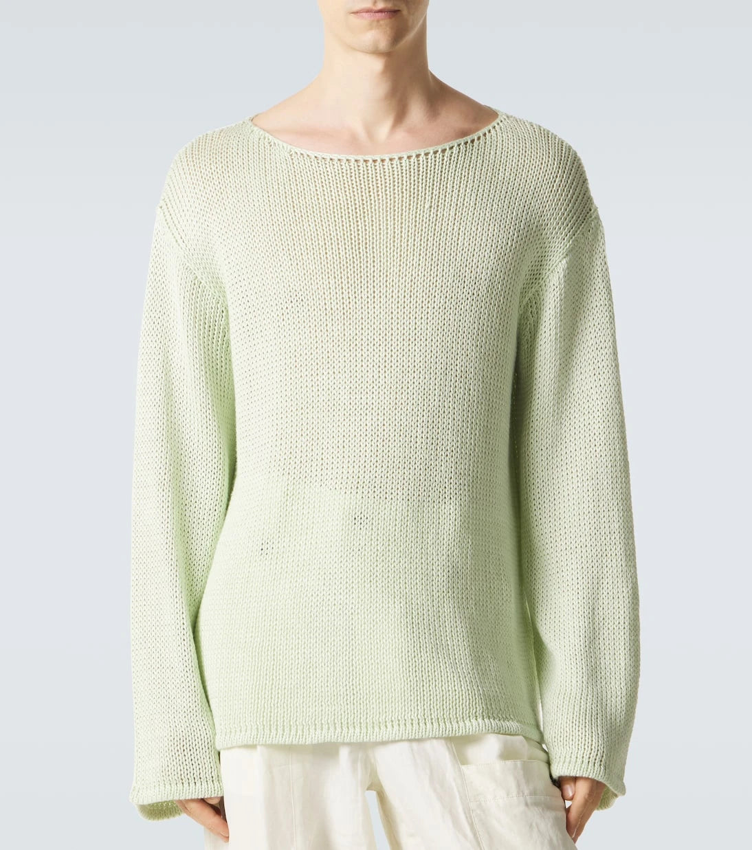 Giorgio Armani - Linen and cashmere-blend sweater