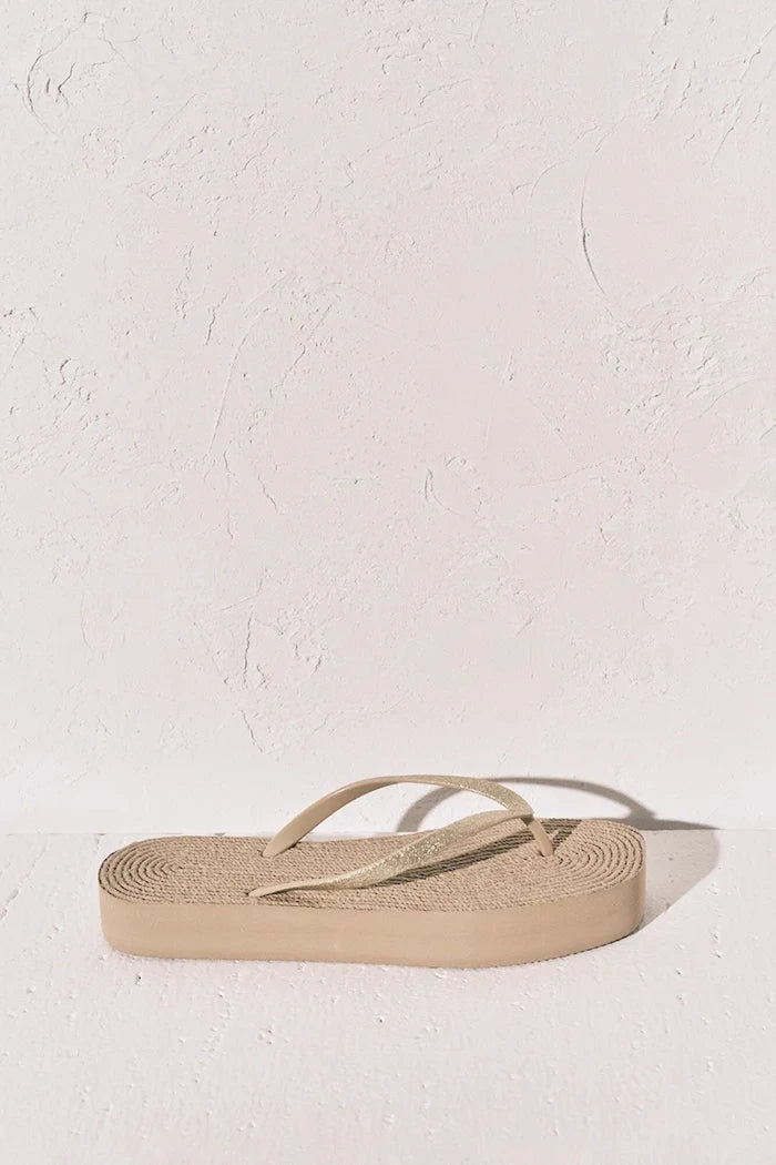 women'secret espadril tarzı parmak arası terlik BLACK&WHITE