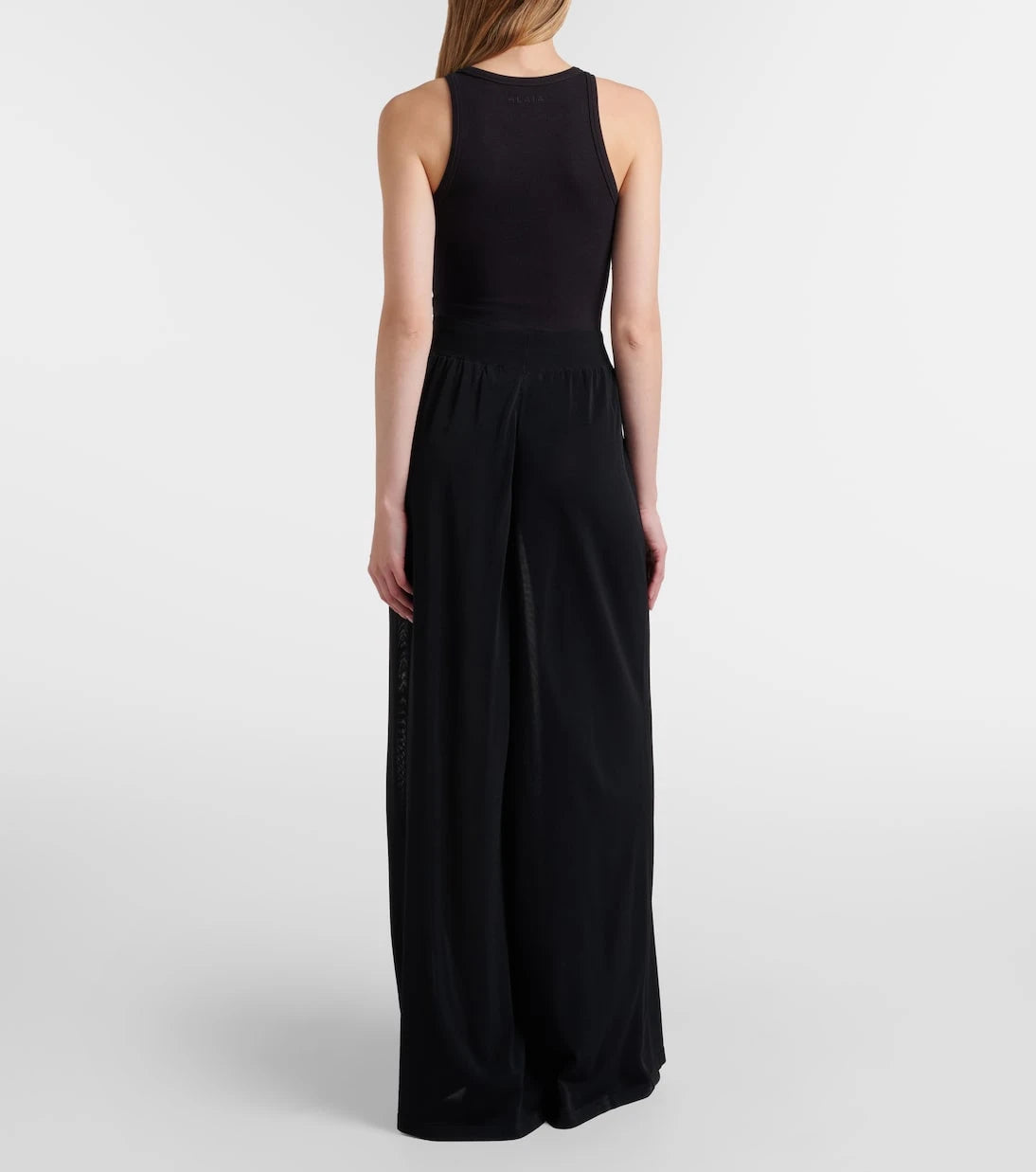 Alaïa - High-rise wide-leg pants
