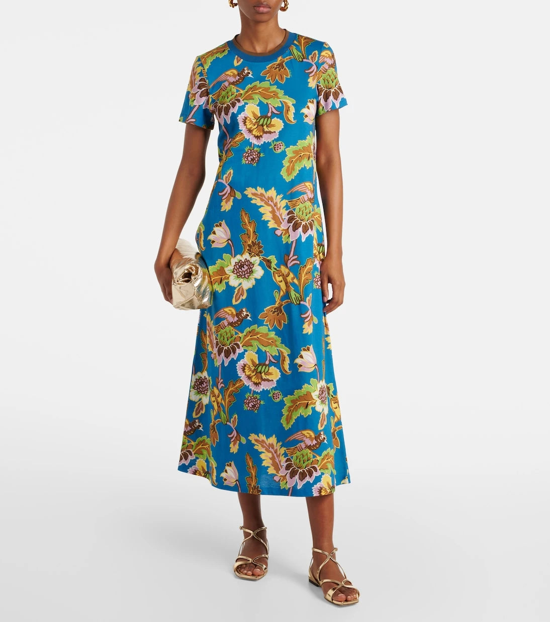 La DoubleJ - Swing printed cotton maxi dress