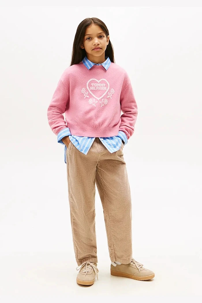 Tommy Hilfiger Çocuk Pamuklu Pantolon