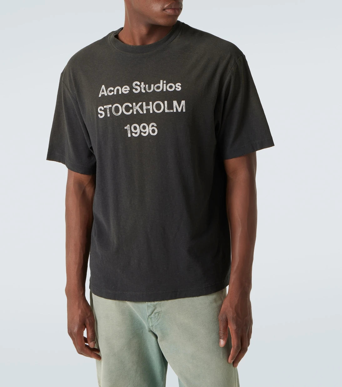 Acne Studios - Logo-print cotton-blend T-shirt