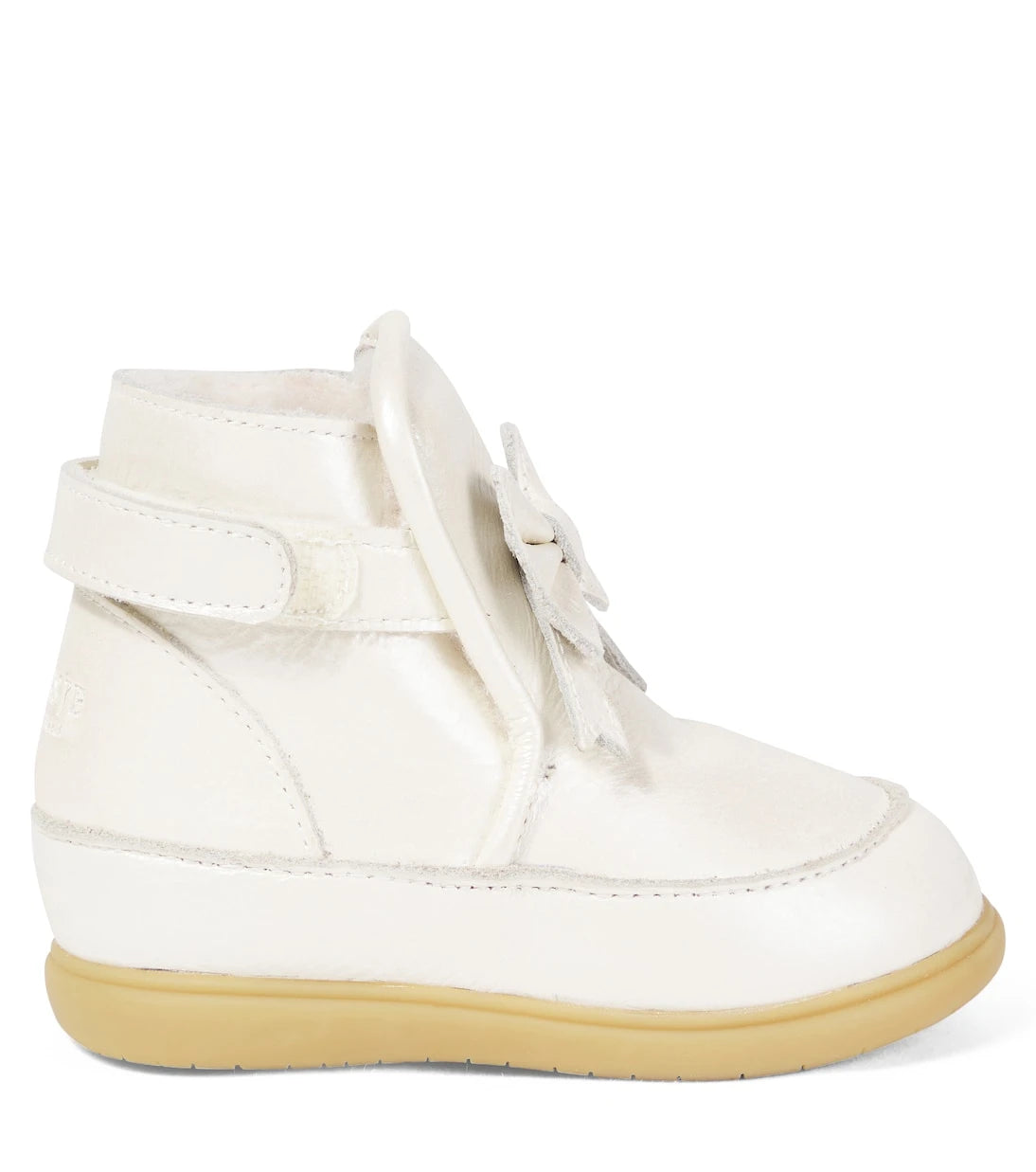 Donsje - Baby Cemilla bow-detail leather boots