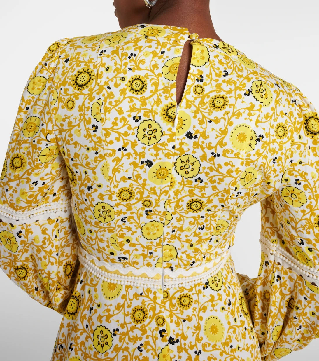 Diane von Furstenberg - Kimmie printed cutout twill minidress
