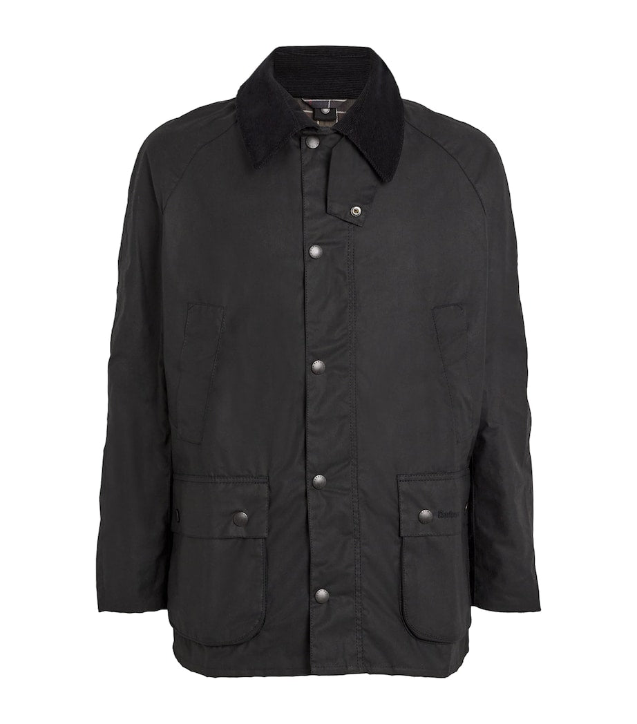 Barbour Black Waxed Ashby Jacket