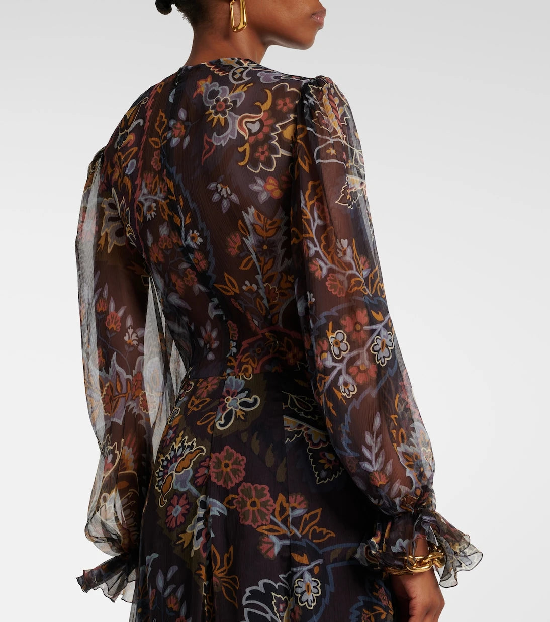 Etro - Printed silk gown