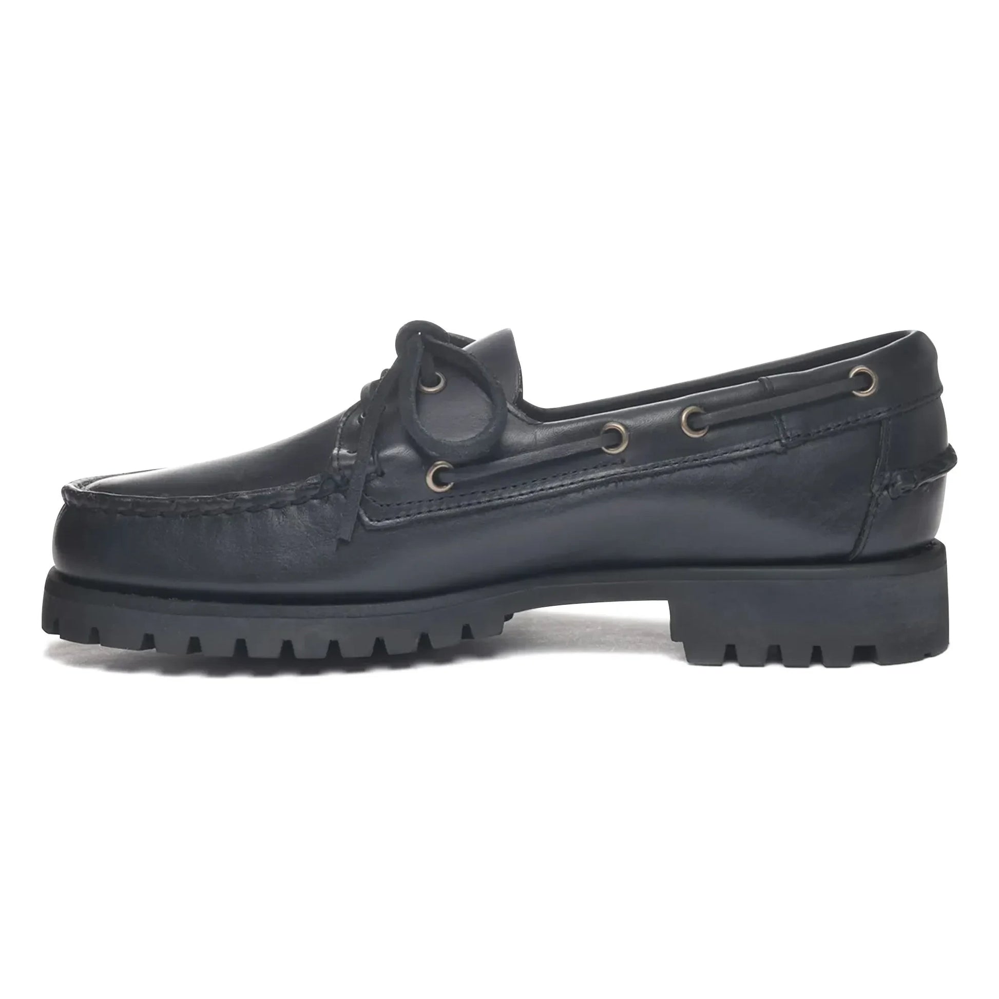 Sebago - Ranger Waxy moccasins  | Black