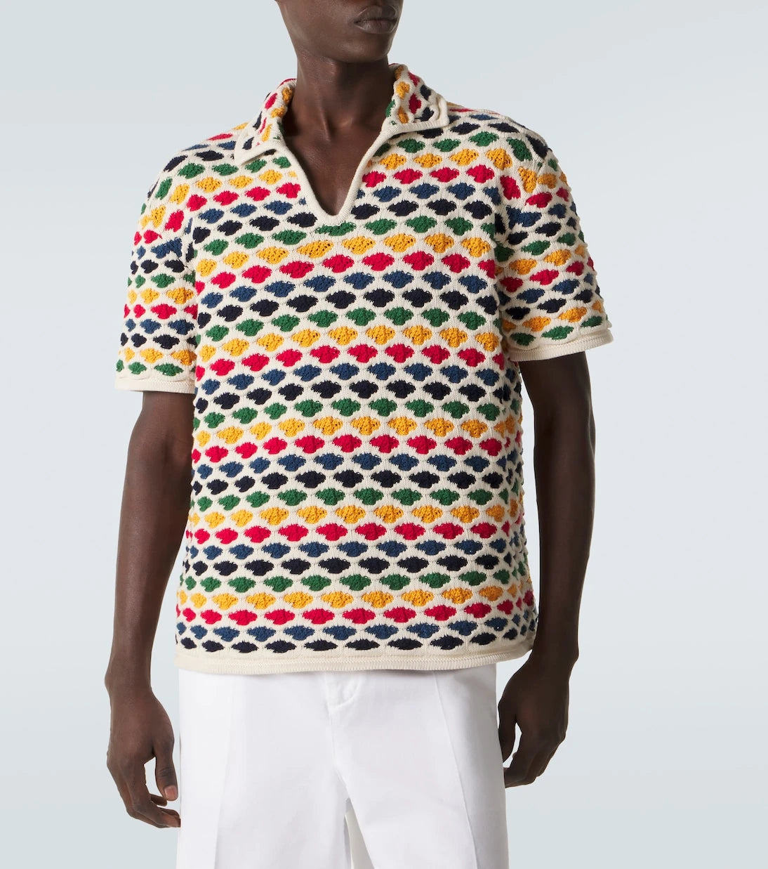 Orlebar Brown - Batten crochet cotton bowling shirt