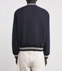 Moncler Blue Down Reversible Vennes Bomber Jacket