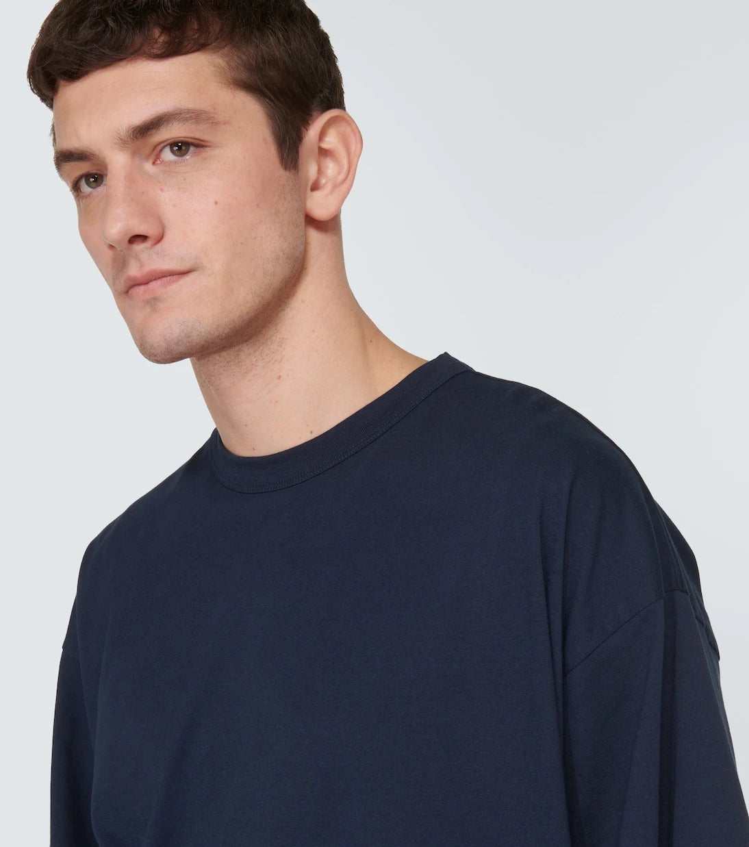 Dries Van Noten - تيشيرت من قطن الجيرسيه