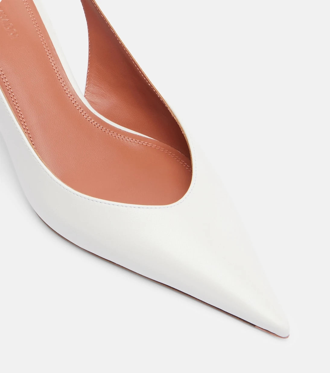 Amina Muaddi - Anok 55 leather slingback pumps