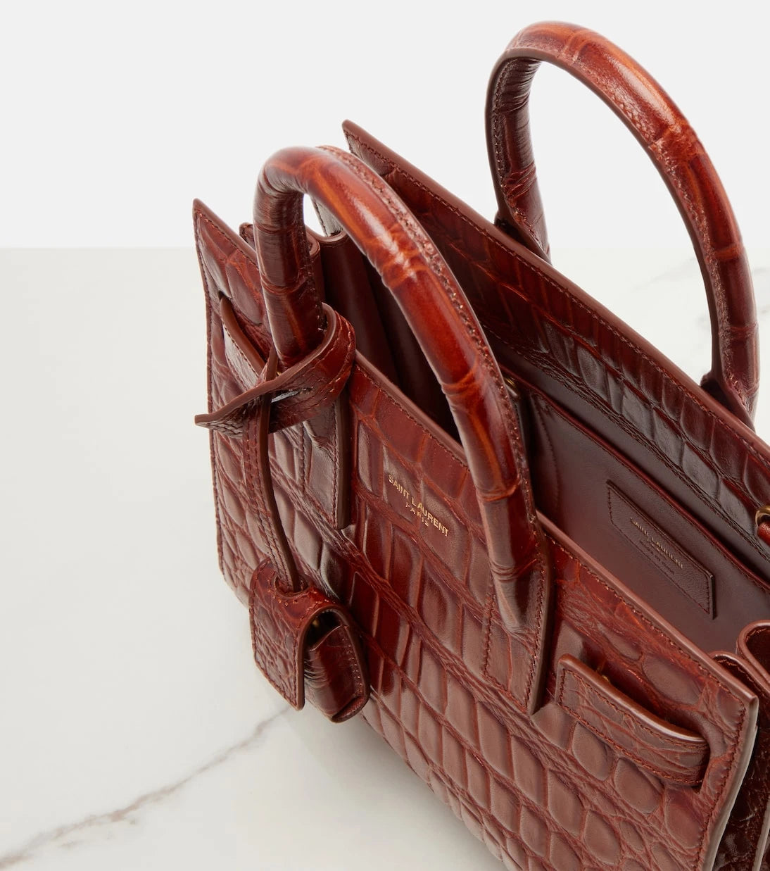 Saint Laurent - Sac De Jour Nano leather top-handle bag