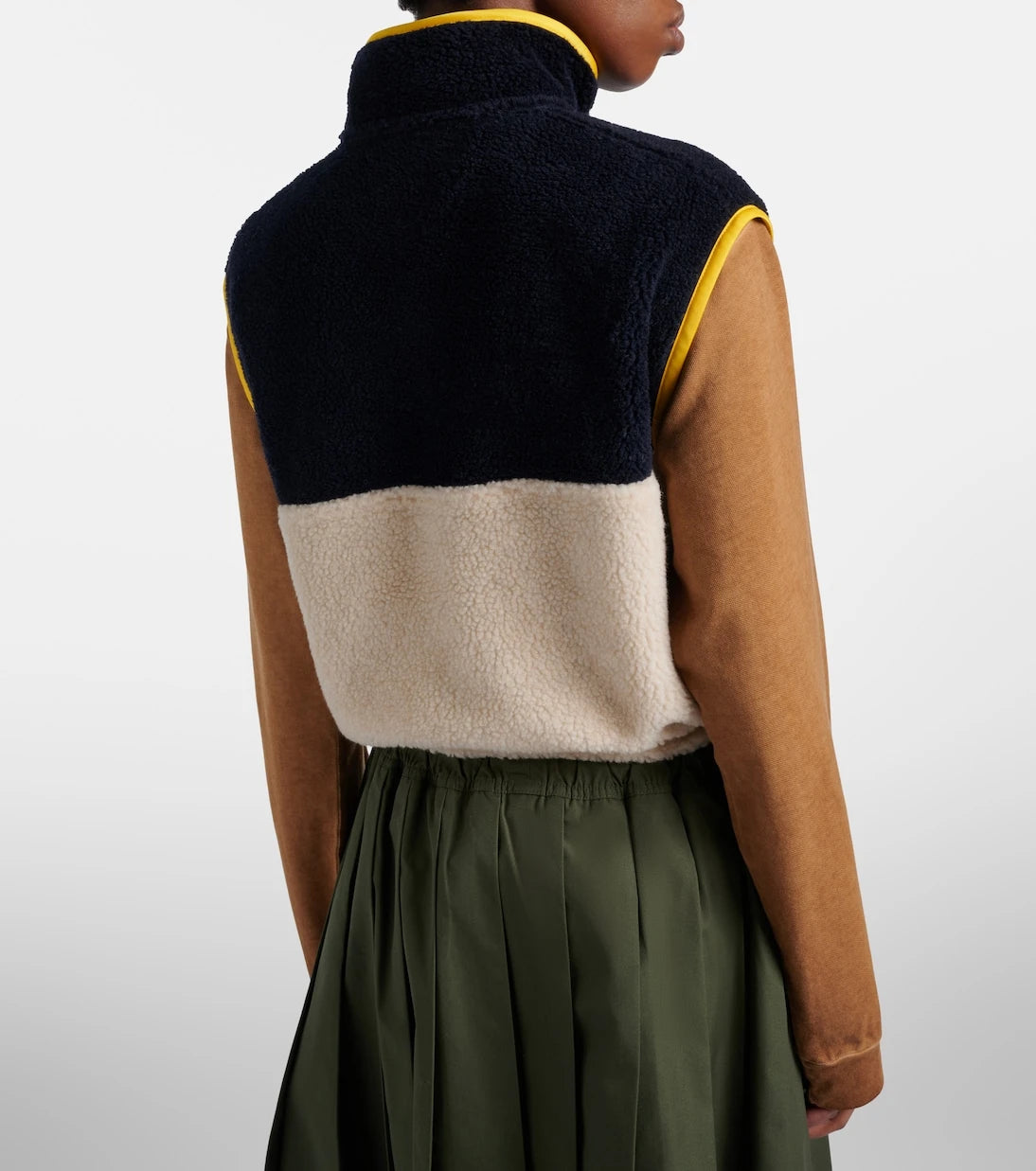 Prada - Cropped teddy vest