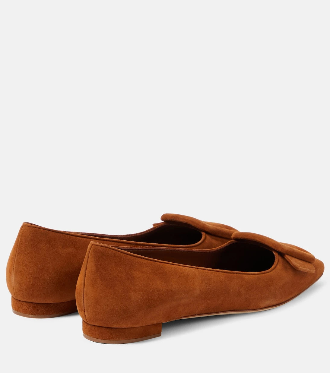 Manolo Blahnik - Maysale suede ballet flats