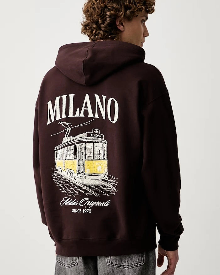 adidas Originals erkek pamuklu oversize sweatshirt Milan