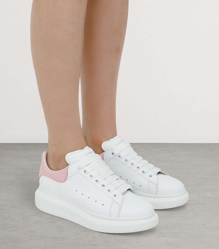 McQueen White Leather Oversized Sneakers